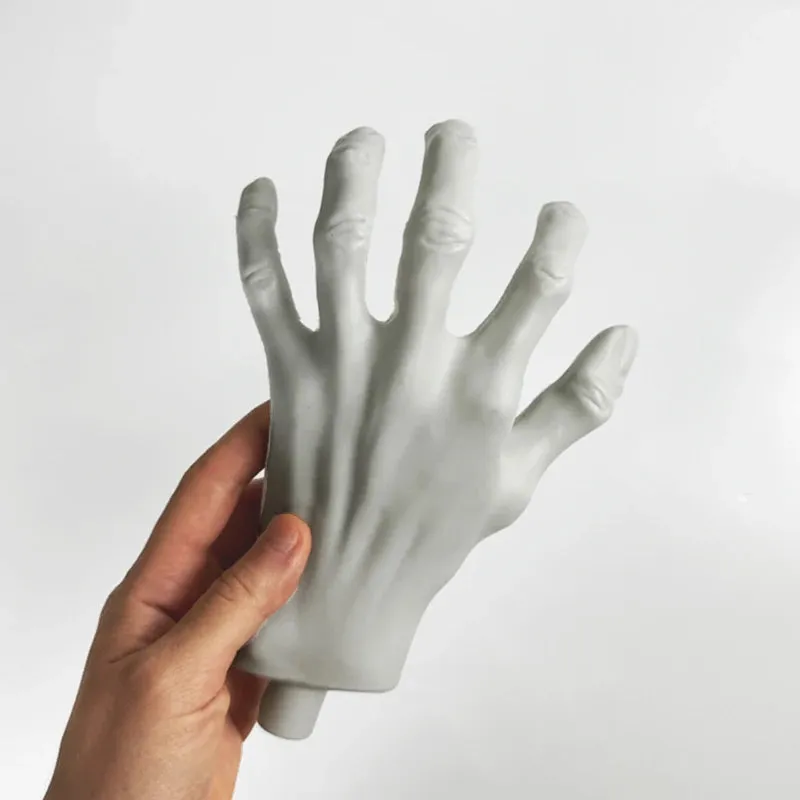 2 pz Halloween scheletro mani spaventoso dimensioni realistiche mano osso teschio festa di Halloween decorazione della casa casa