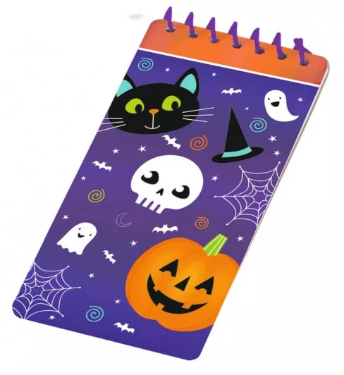 4 taccuini degli amici di Halloween 5 x 10 cm