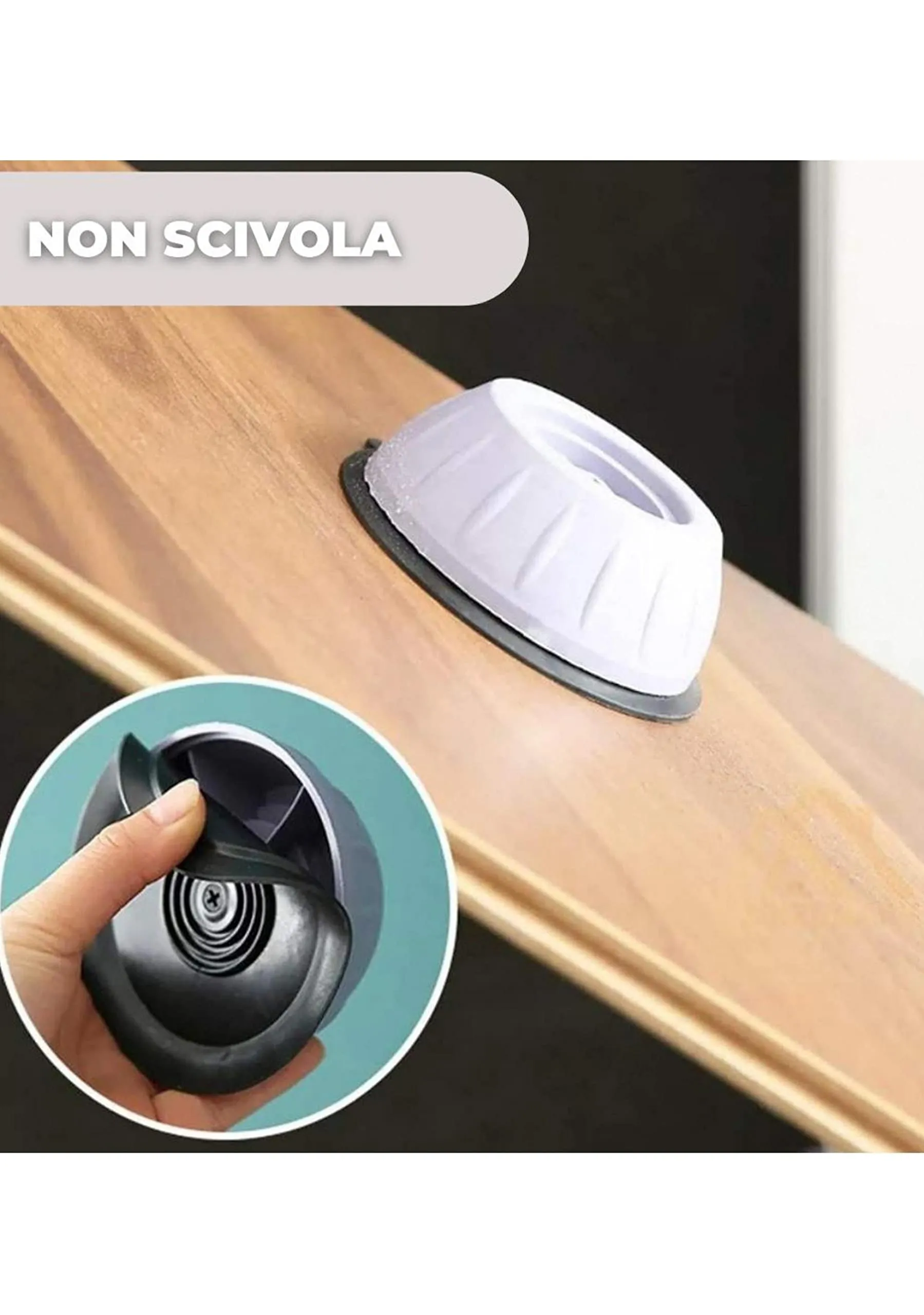 8 Pcs Piedini Antivibrazione Lavatrice Supporto Universale Contro le Vibrazioni Piedini di Gomma Antivibranti e Antiscivolo per 