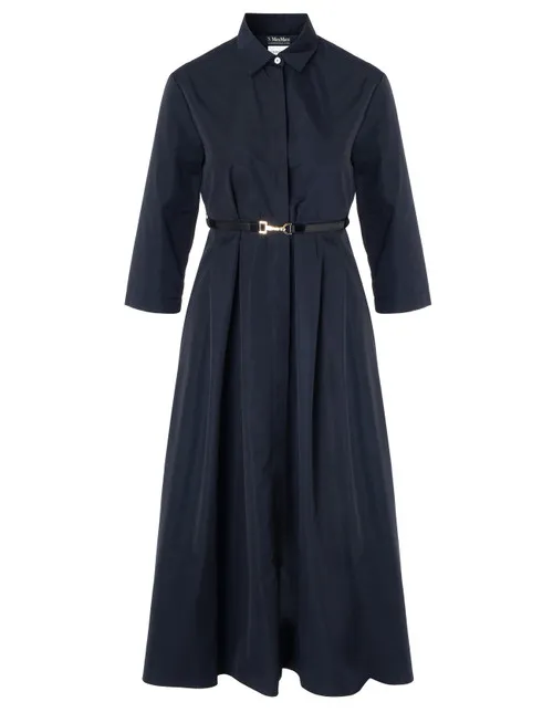 Abito chemisier  'S Max Mara Emilia in cotone blu