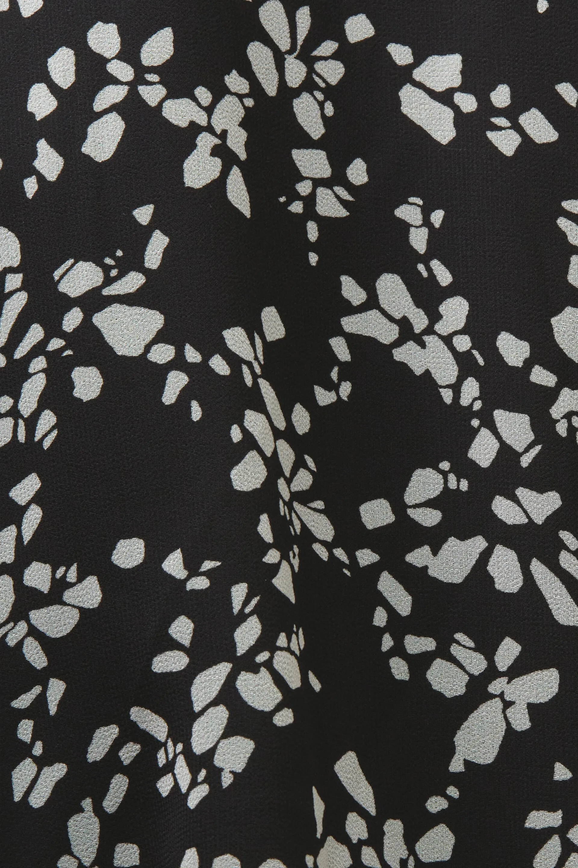 Abito in chiffon con stampa