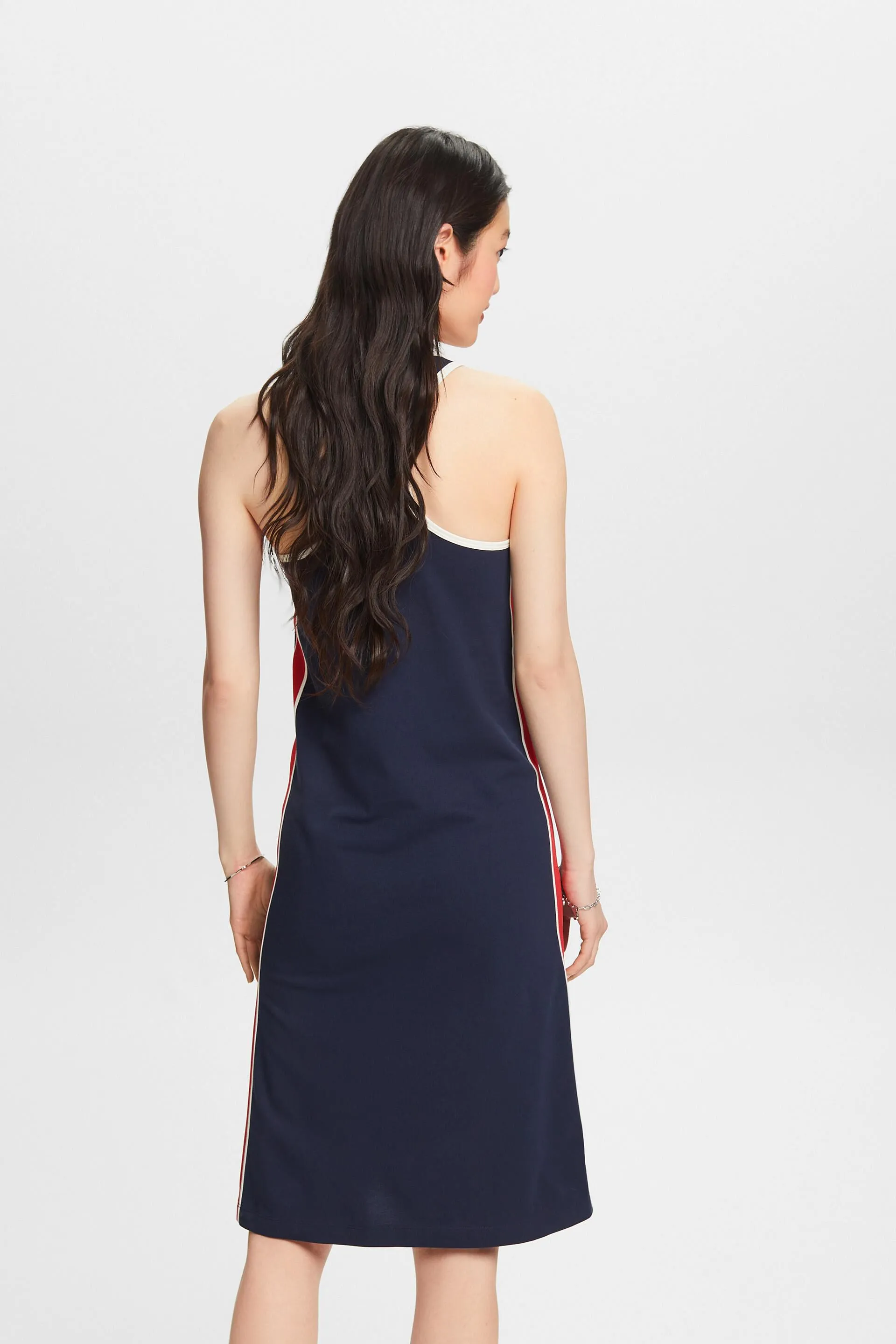 Abito racerback a righe