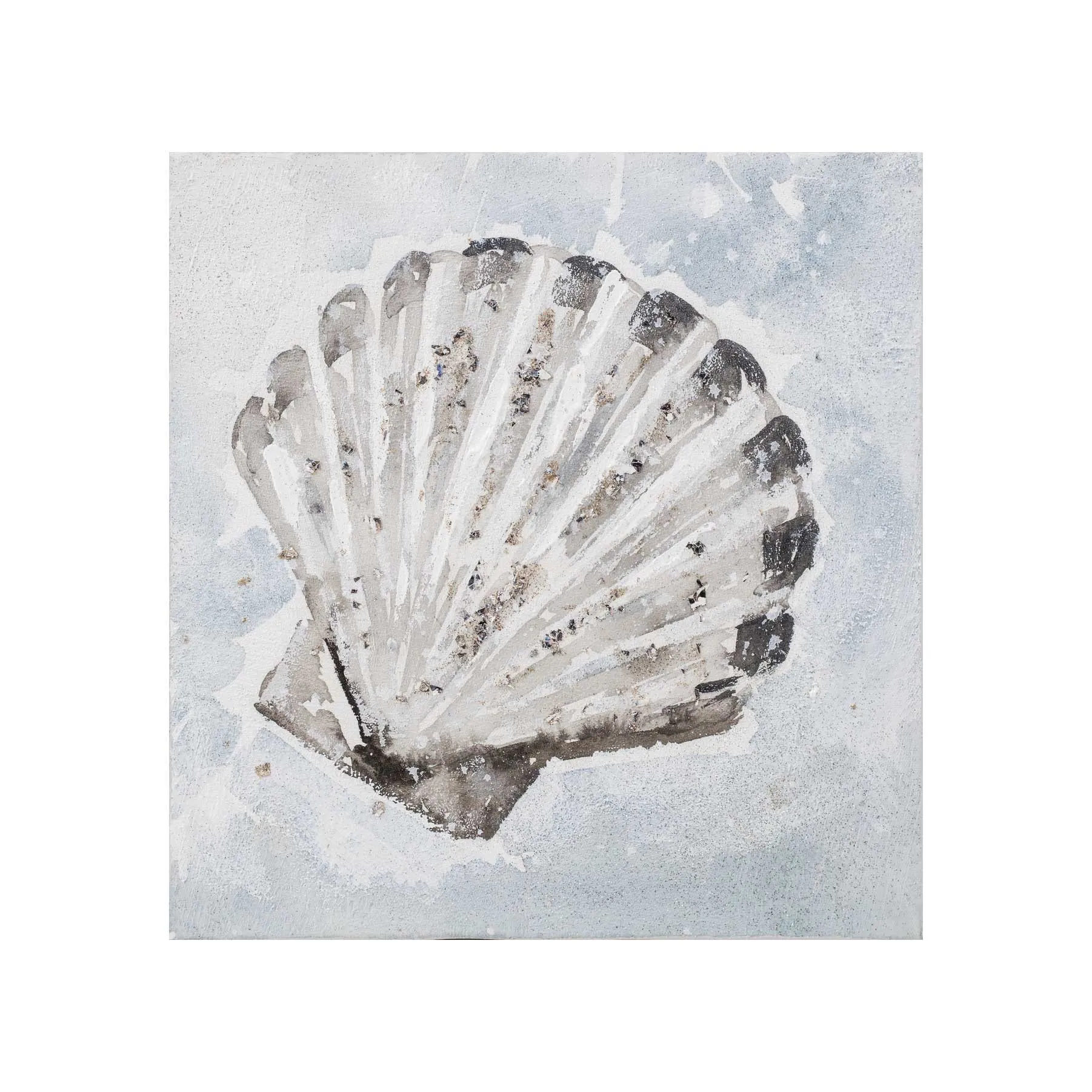 Agave  Set 2pz dipinto a mano per cucina con tema marino "Seafloor" 30x30