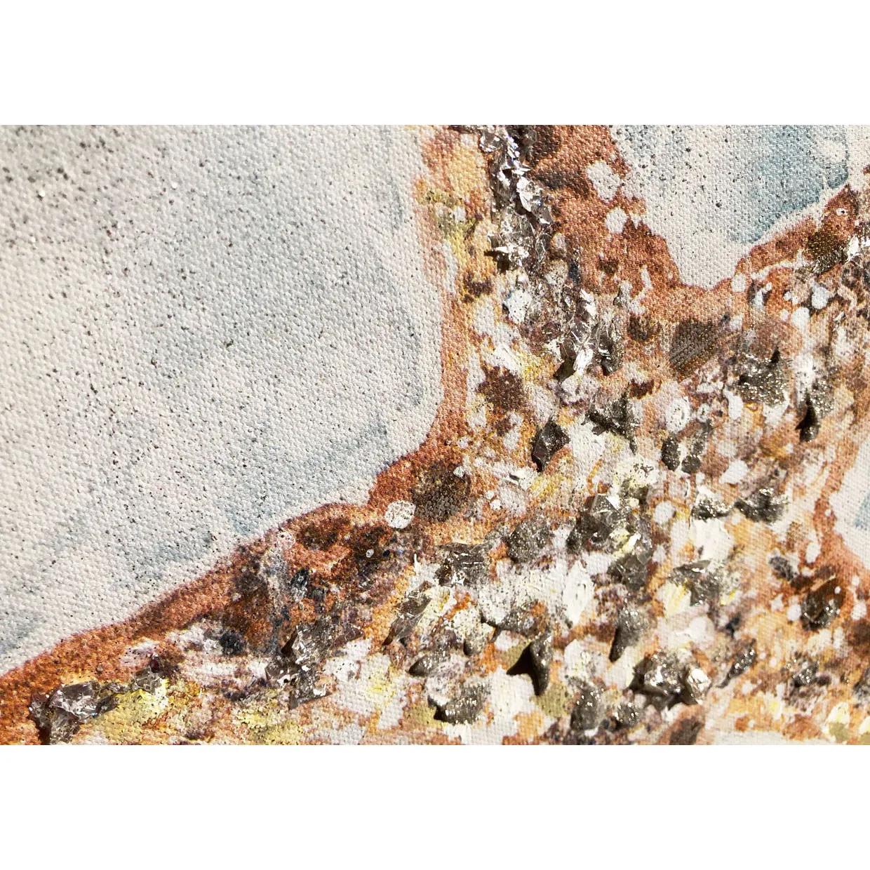 Agave  Set 2pz dipinto a mano per cucina con tema marino "Seafloor" 30x30