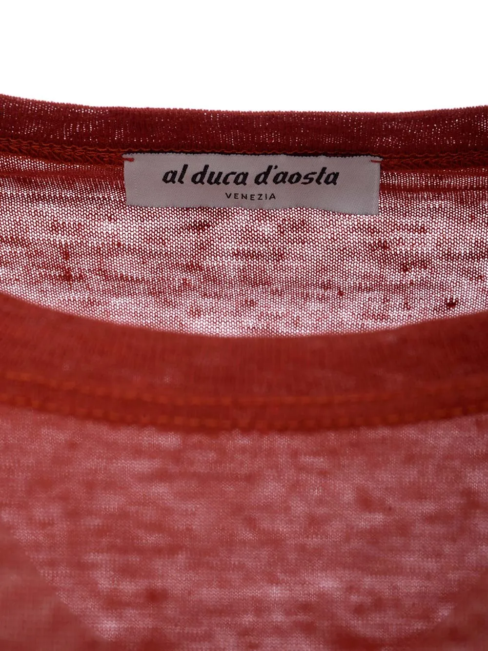   Al Duca D'aosta  T-shirt in jersey di lino  