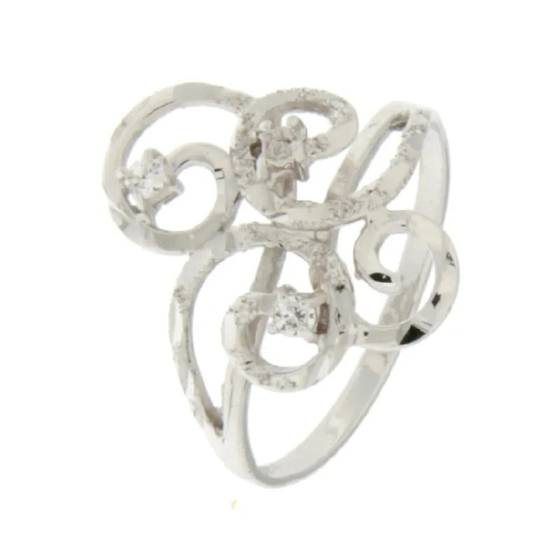 Anello Donna Oro Bianco GL100983