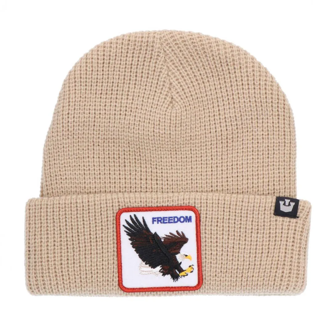 ANIMAL BEANIES Beige Freedom