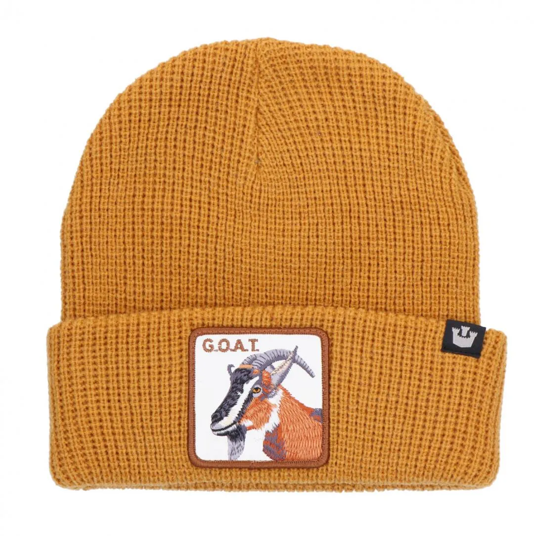 ANIMAL BEANIES Giallo Goat