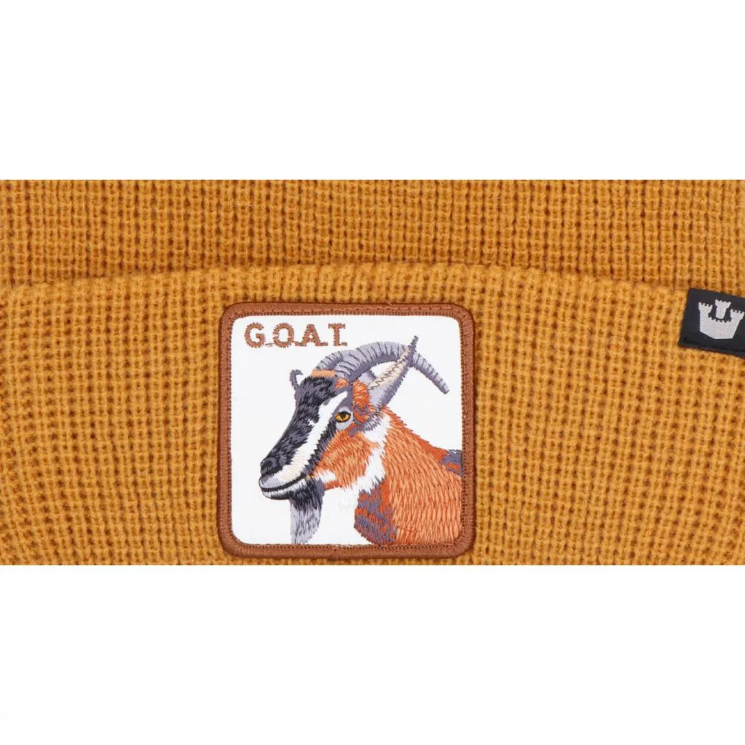 ANIMAL BEANIES Giallo Goat