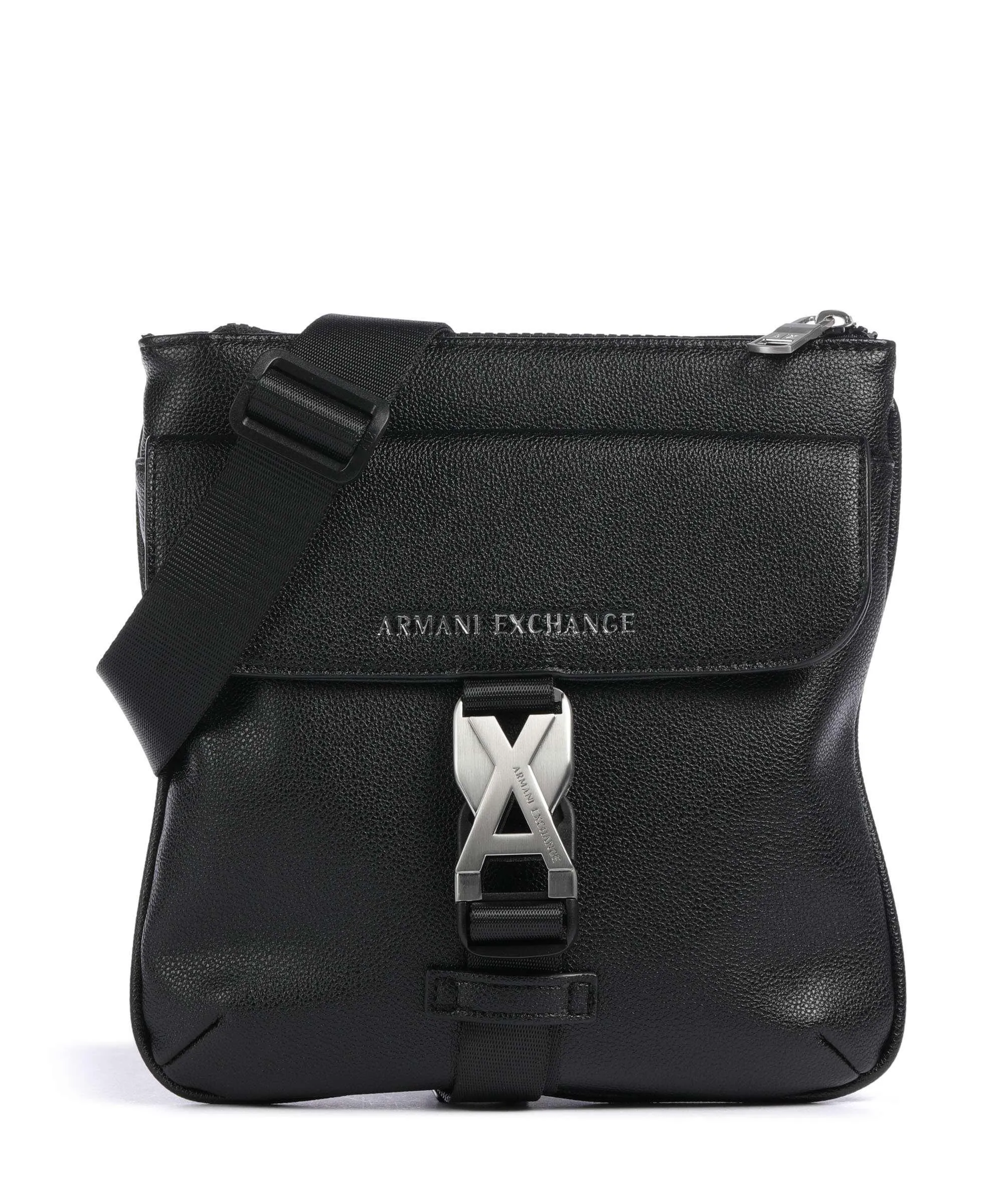  Armani Exchange Borsa a tracolla pelle sintetica nero  