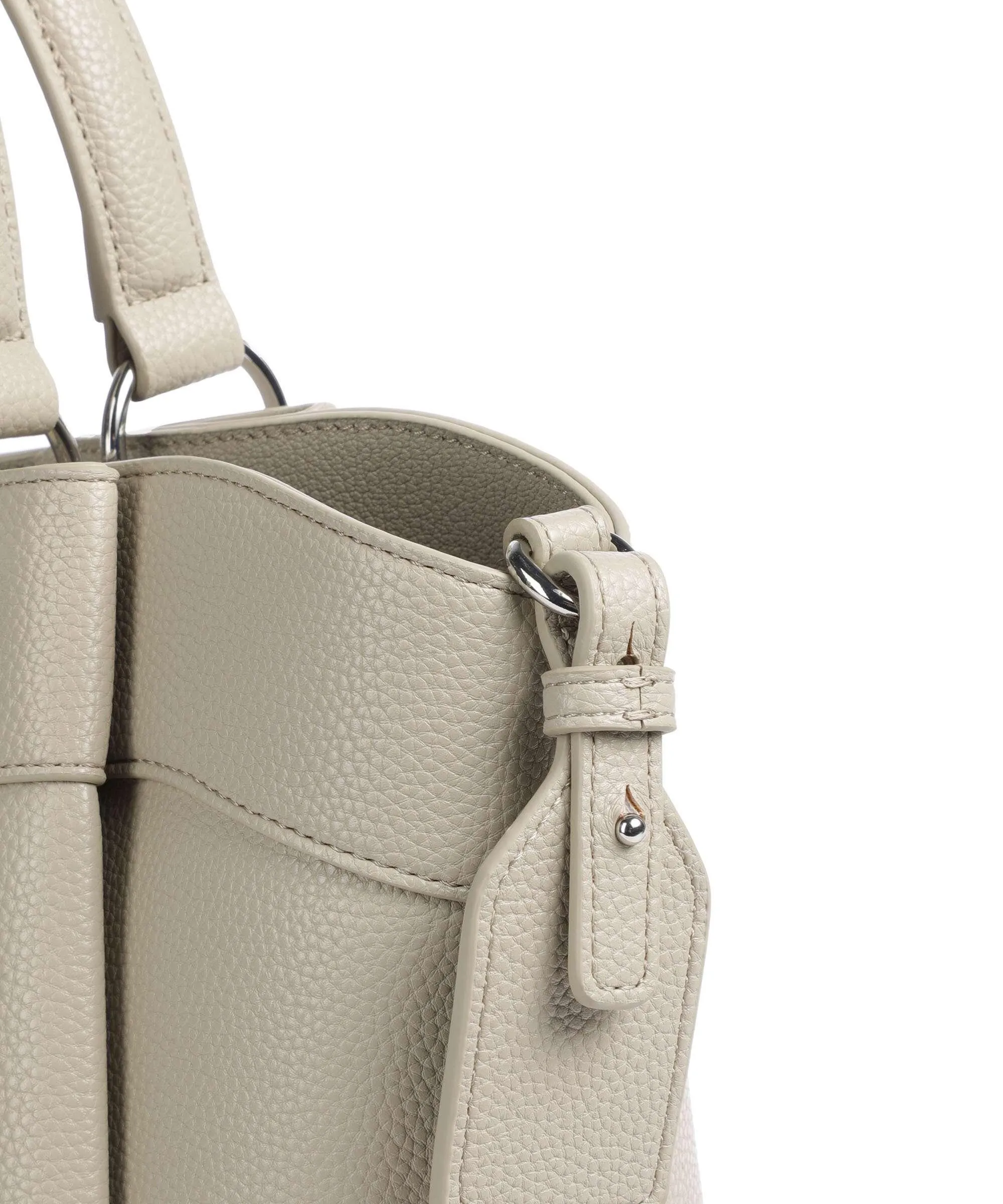  Armani Exchange Wave L Borsa a mano pelle sintetica beige  