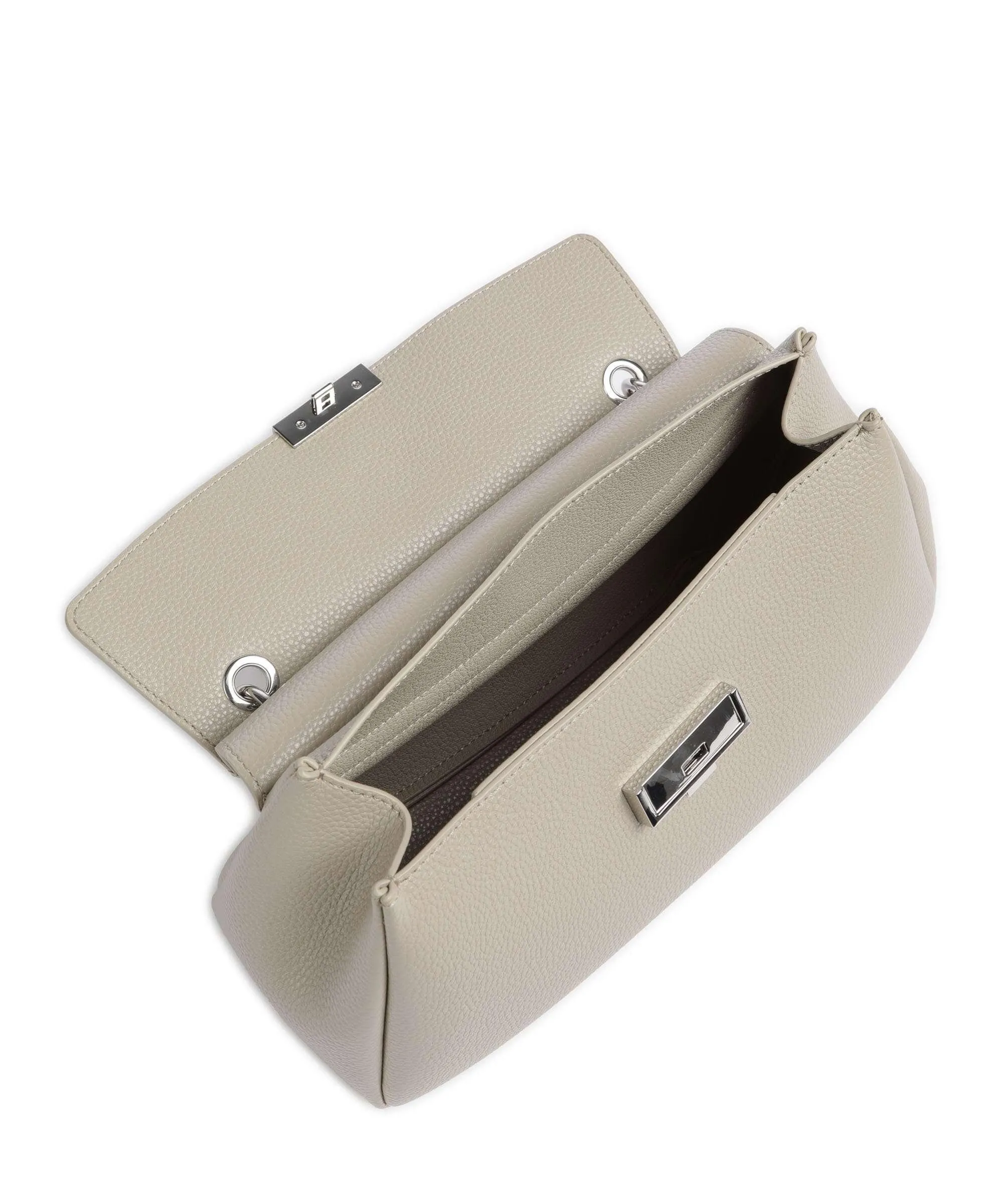  Armani Exchange Wave M Borsa a mano pelle sintetica beige  
