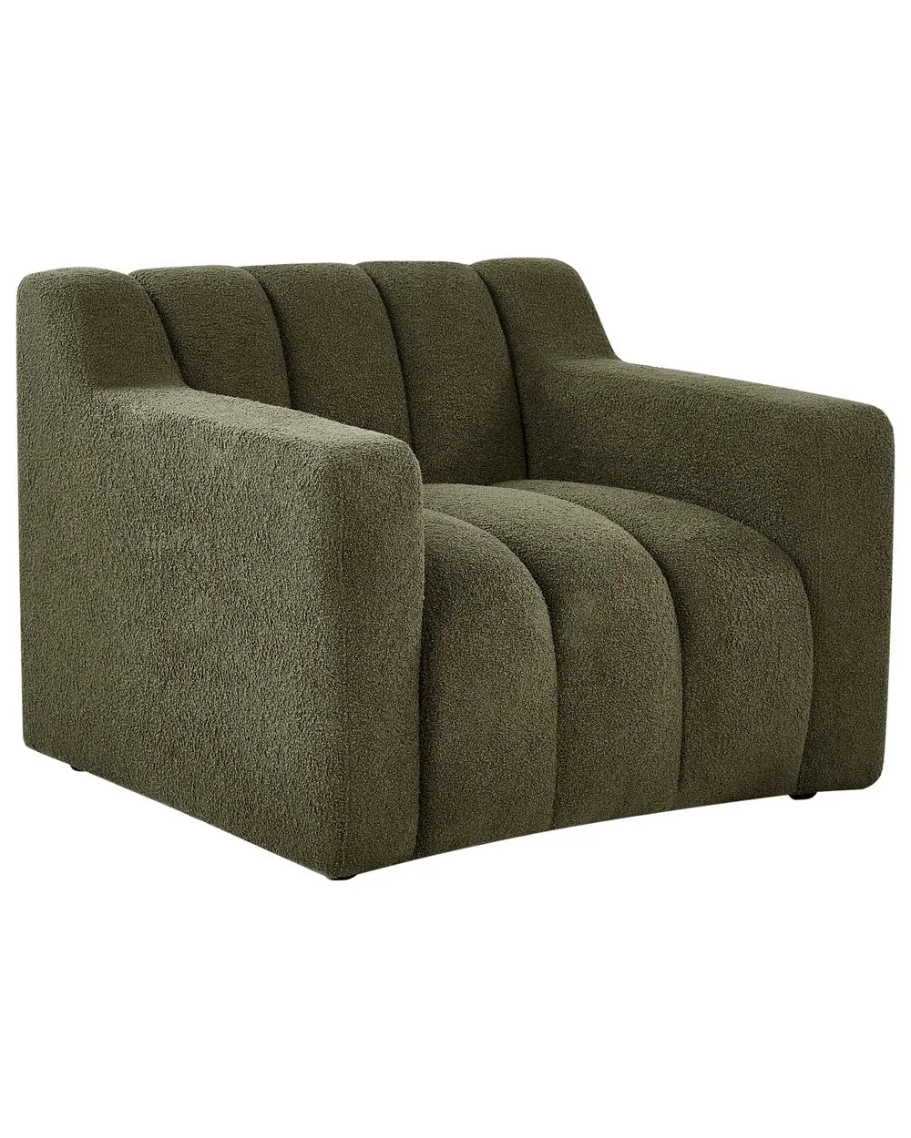 Armchair AGERUP Boucle Dark Green