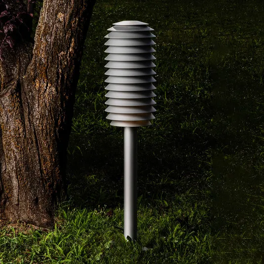 Artemide Slicing piantana LED, IP65, altezza 85 cm