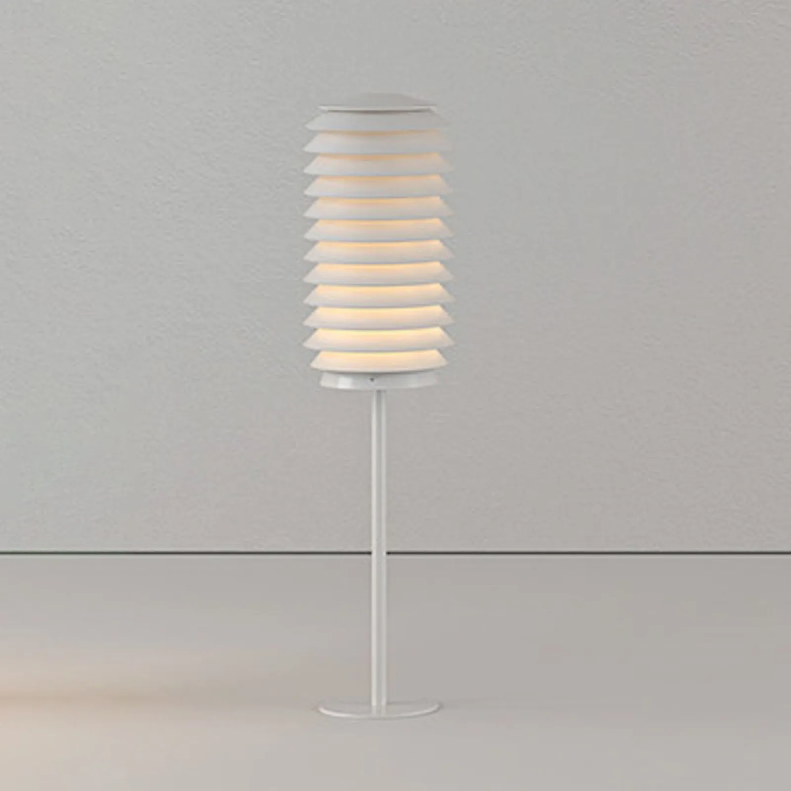 Artemide Slicing piantana LED, IP65, altezza 85 cm