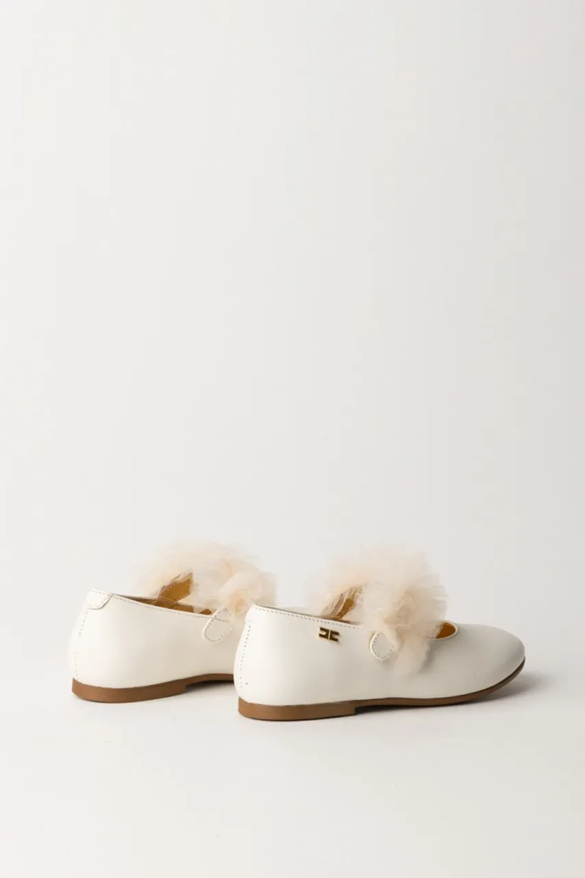 Ballerine con dettaglio in tulle BUTTER