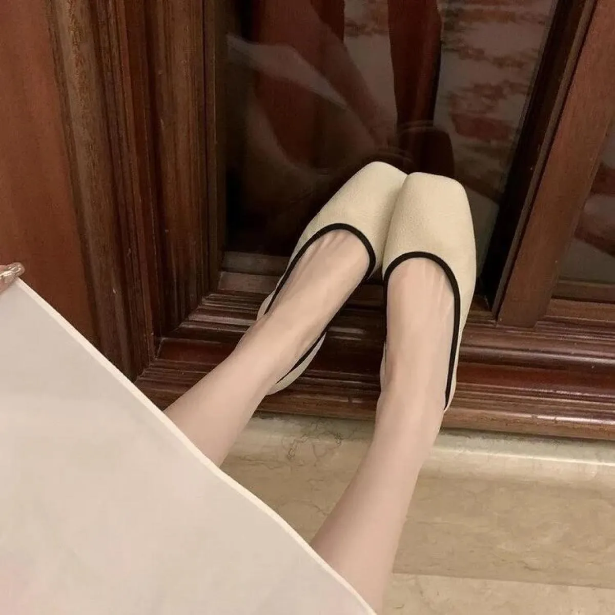 Ballerine da donna Moda Elegante Slip On Scarpe 2024 Primavera Donna Comfort Street Style Suola Morbida Ballerine Sh