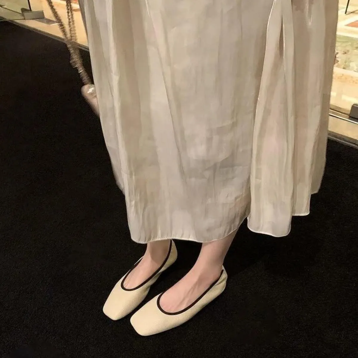 Ballerine da donna Moda Elegante Slip On Scarpe 2024 Primavera Donna Comfort Street Style Suola Morbida Ballerine Sh
