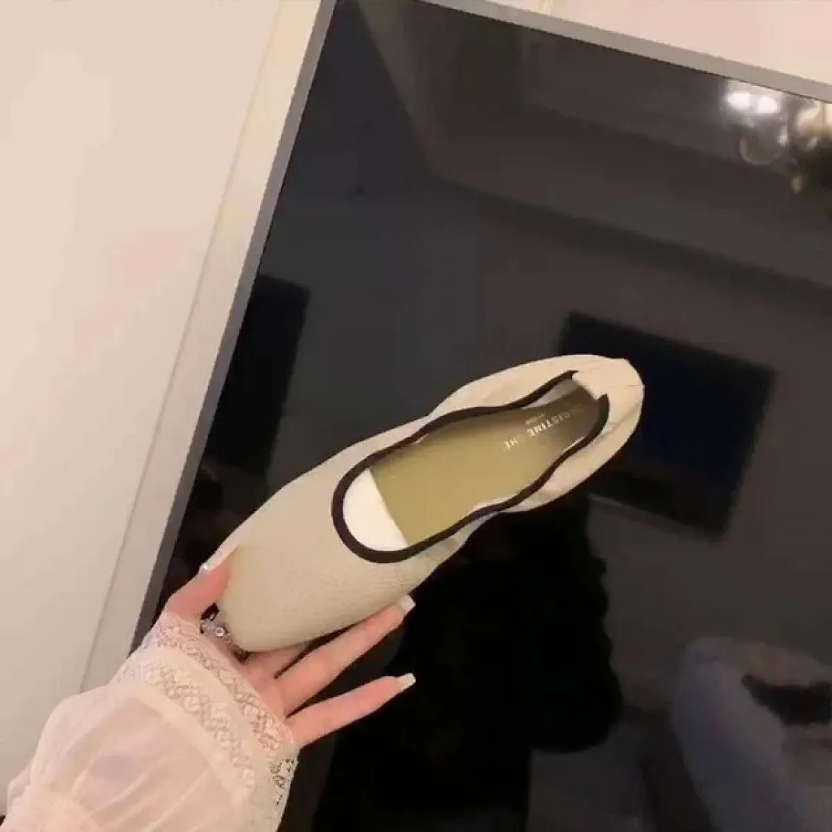 Ballerine da donna Moda Elegante Slip On Scarpe 2024 Primavera Donna Comfort Street Style Suola Morbida Ballerine Sh