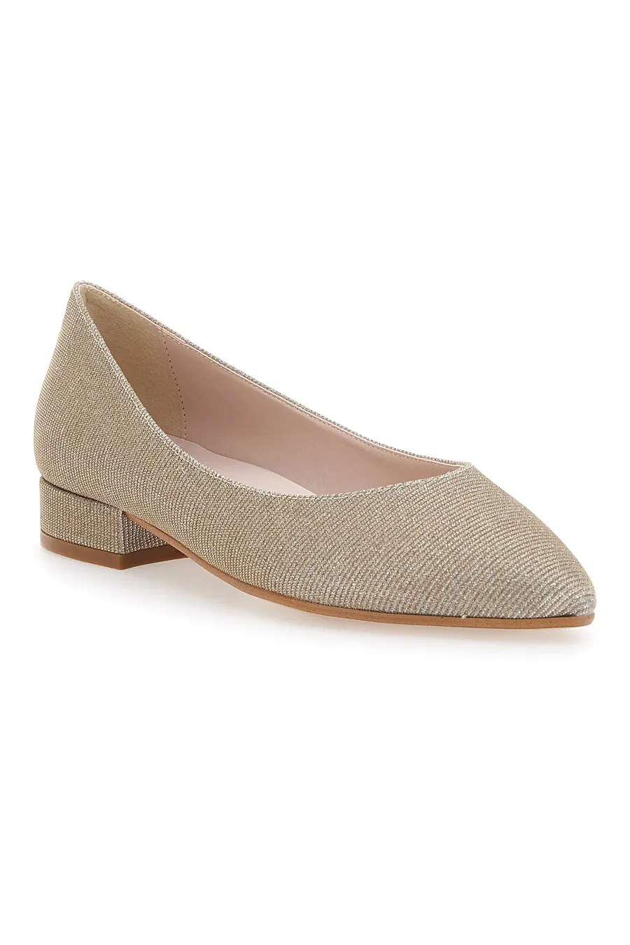 Ballerine Oro a Punta Pittarello Glam 3890