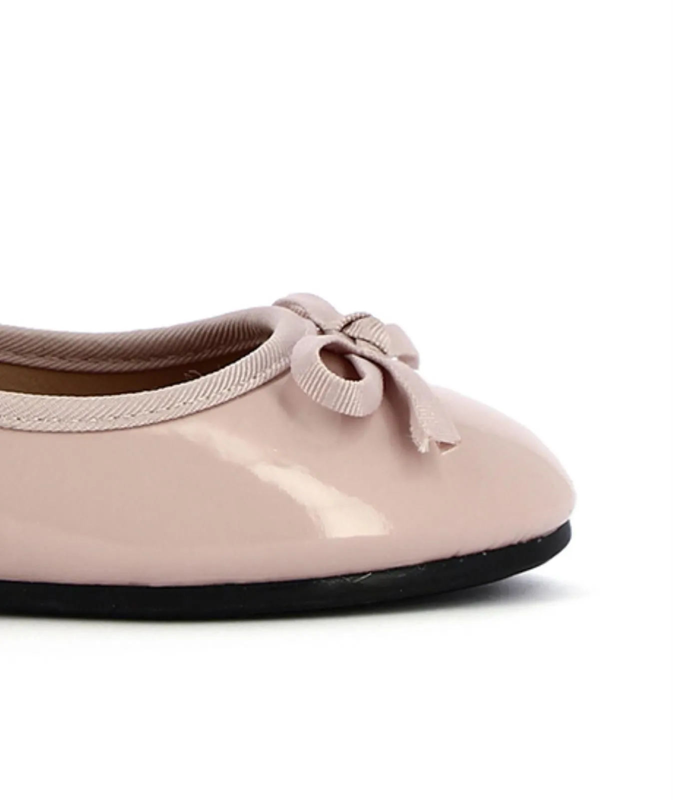 Ballerine rosa da bambina con fiocchetto e velcro