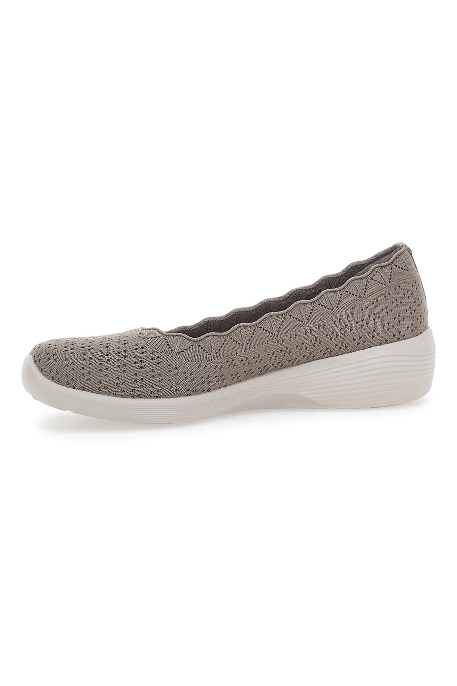 Ballerine Sportive in Tessuto Taupe Skechers Arya Disco