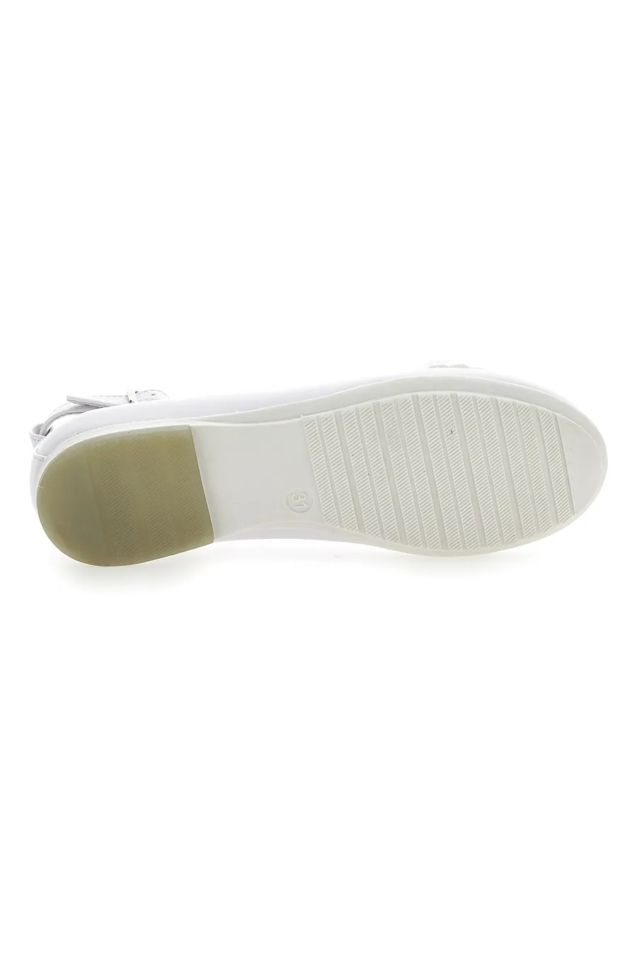Ballerine Syssy 13106 Bianche con fiori applicati