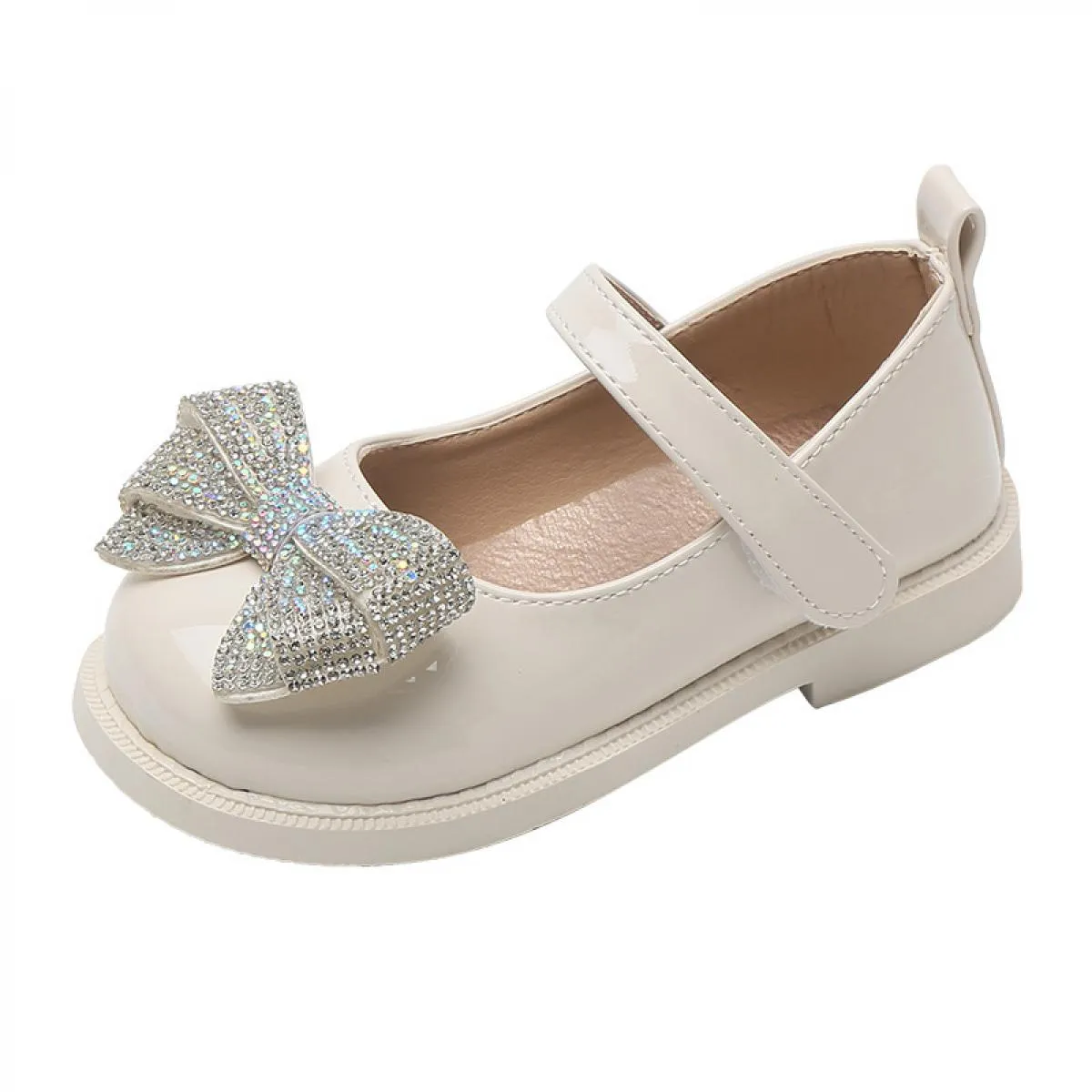 Bella Ragazza Dolce Strass Bowknot Lolita Scarpe Ragazze 2022 Scarpe da Scuola Piattaforma Mary Janes Scarpe Bambino Carino Bass