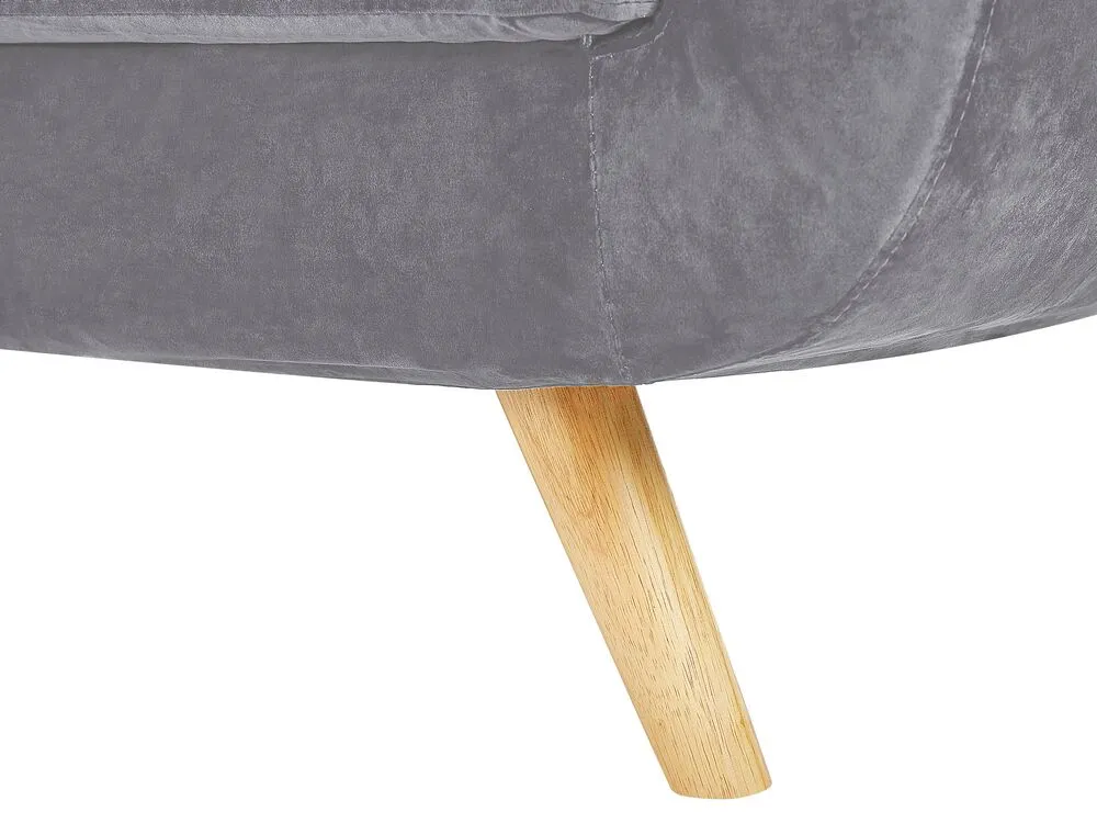 BERNES Rivestimento per poltrona Grigio Velluto
