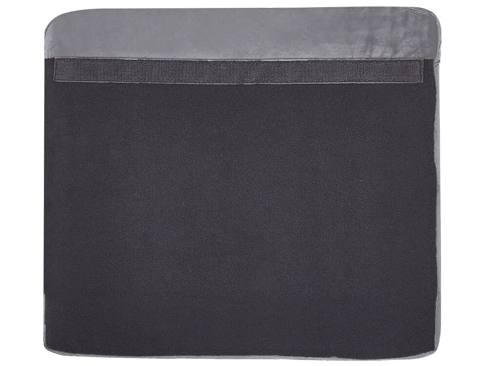 BERNES Rivestimento per poltrona Grigio Velluto