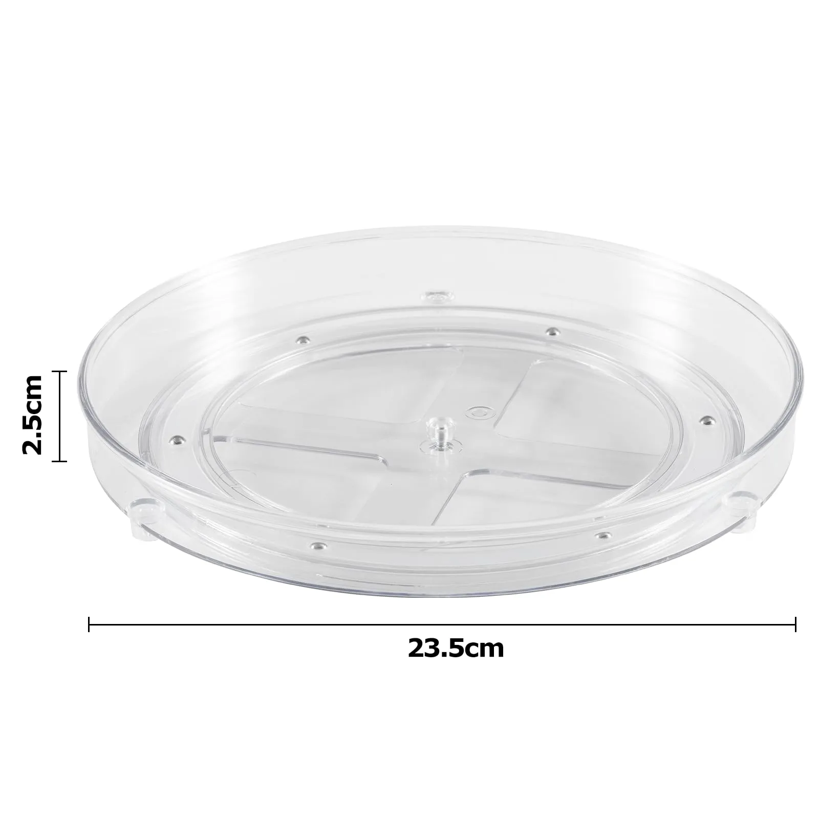 BillyBath Lazy Susan - Portaspezie girevole a 360° per spezie, portaspezie, senza fori, per organizer da cucina