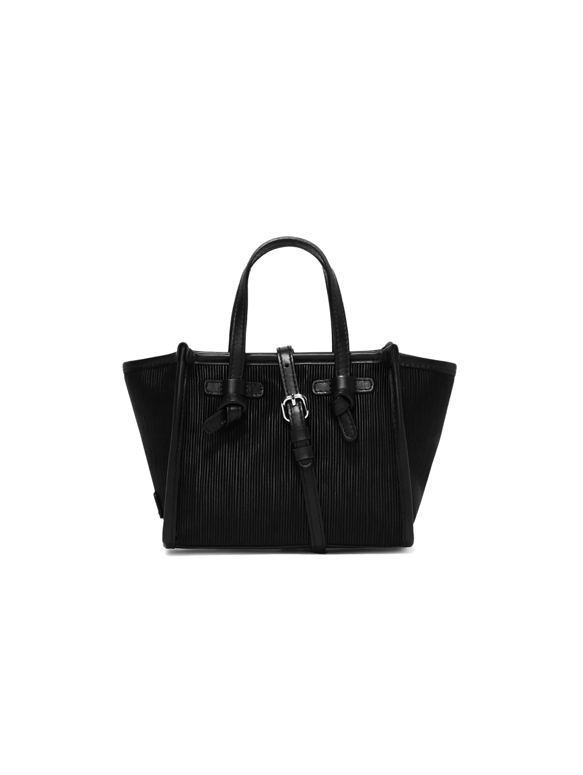 Borsa a Mano con Pieghe Miss Marcella Nero