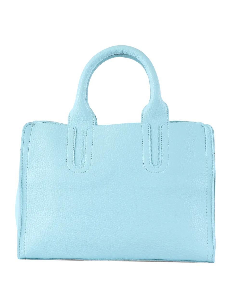 Borsa a mano media effetto martellato