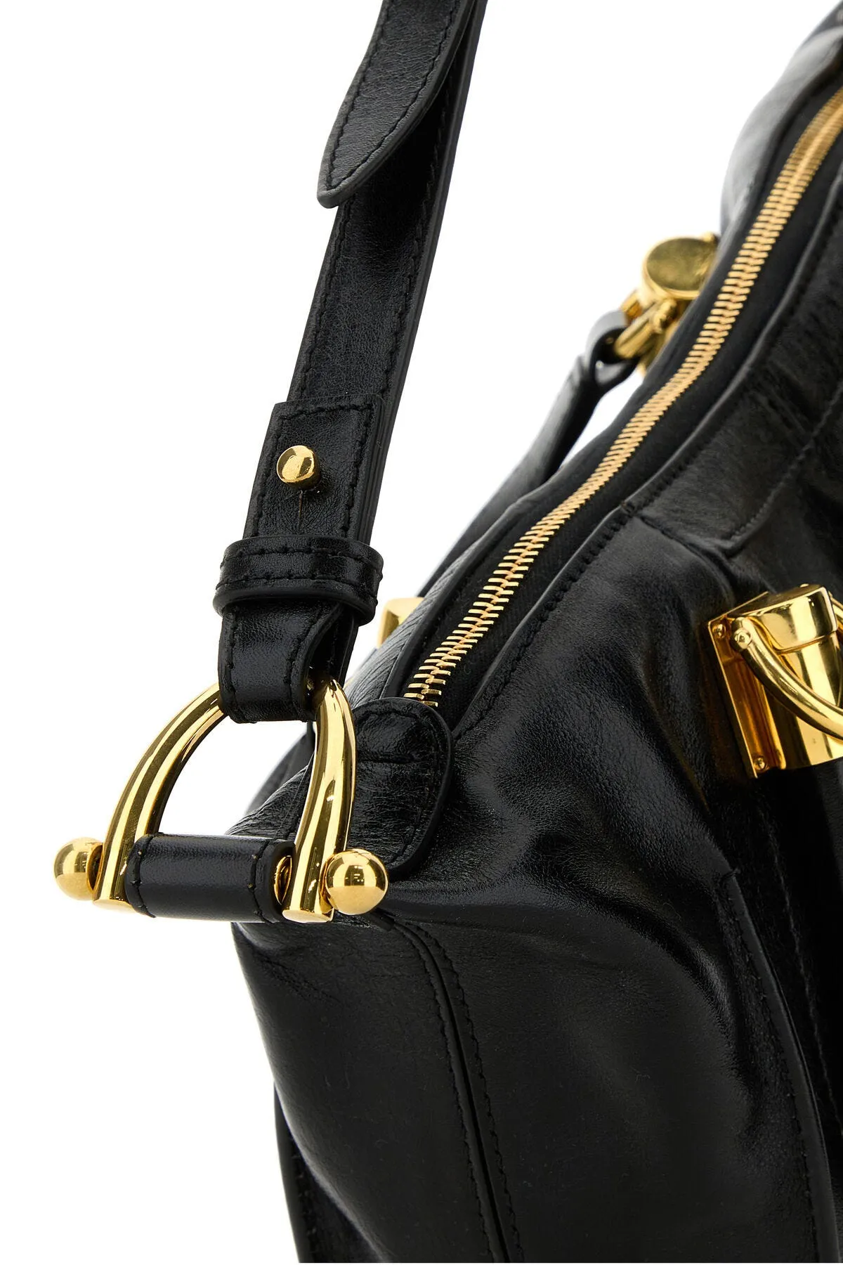 Borsa a mano Paraty 24 in pelle nera    