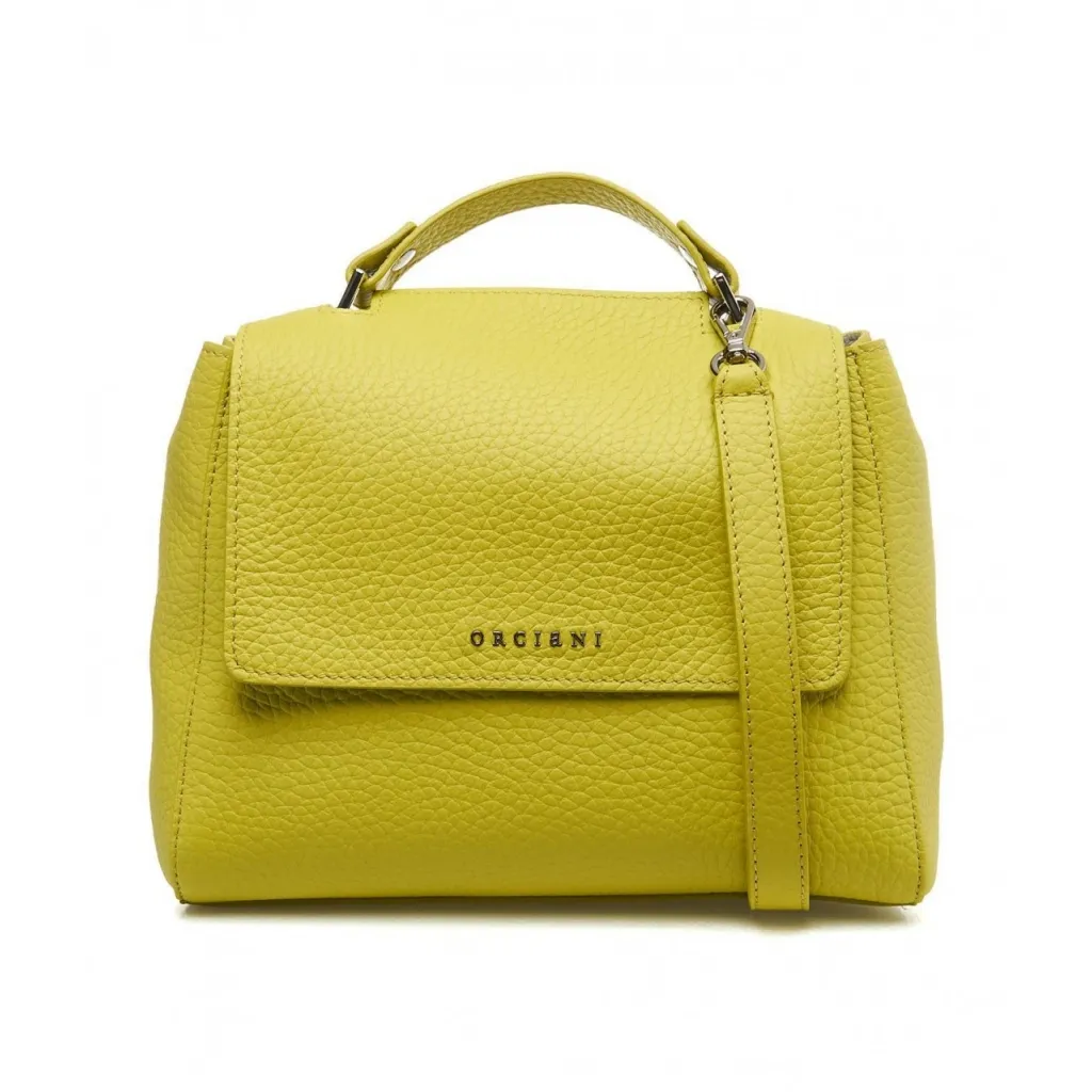 Borsa a mano Sveva medium giallo