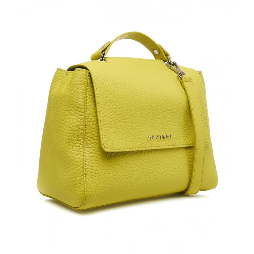 Borsa a mano Sveva medium giallo