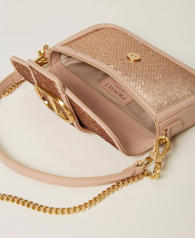Borsa a tracolla 'Amie' con paillettes