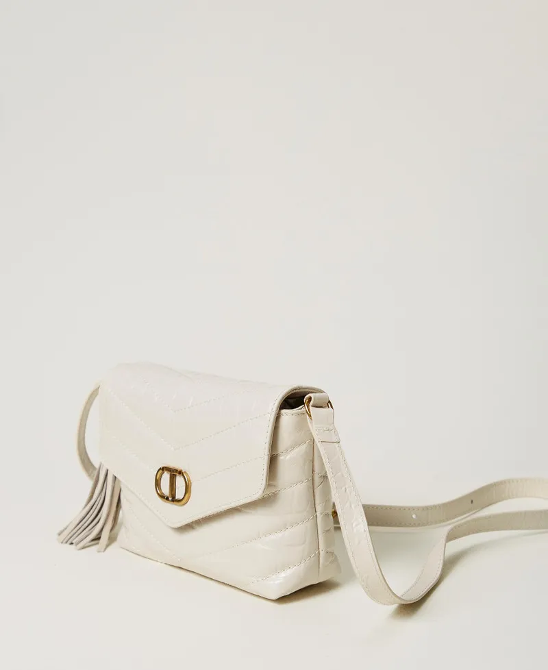 Borsa a tracolla 'Dreamy' piccola in pelle stampa cocco