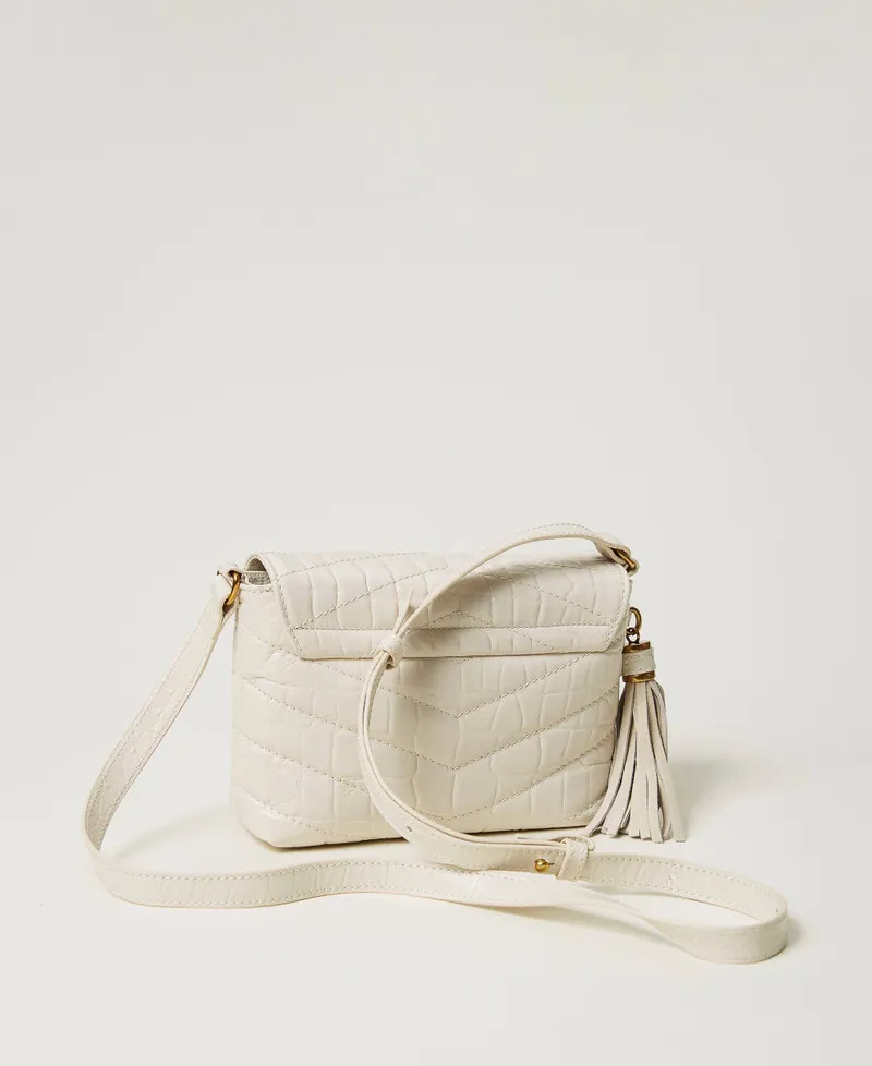 Borsa a tracolla 'Dreamy' piccola in pelle stampa cocco