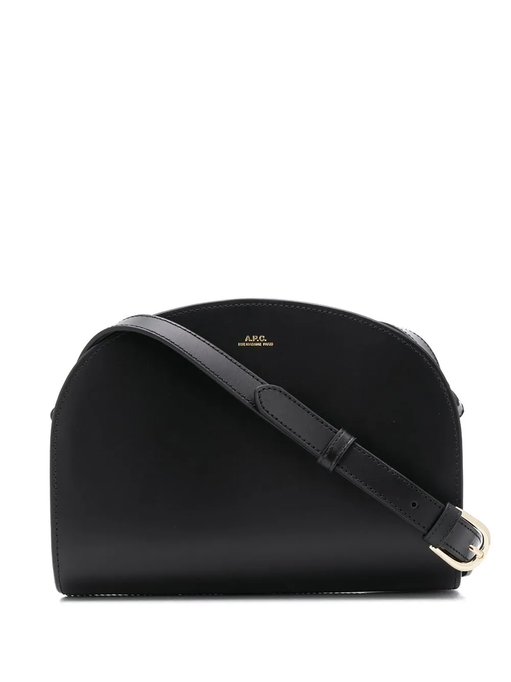 Borsa a tracolla sac demi-lune APC in nero - donna