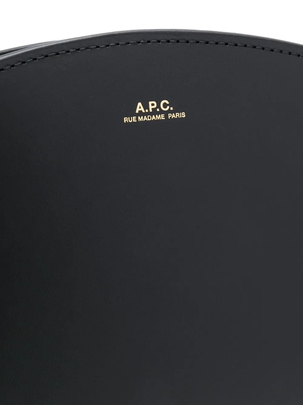 Borsa a tracolla sac demi-lune APC in nero - donna
