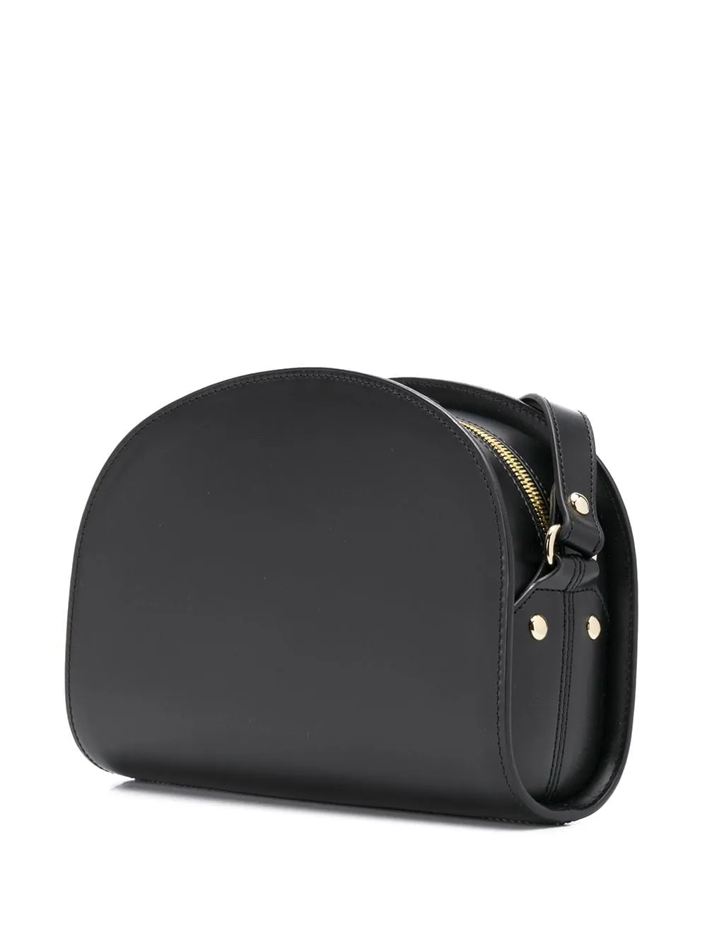 Borsa a tracolla sac demi-lune APC in nero - donna