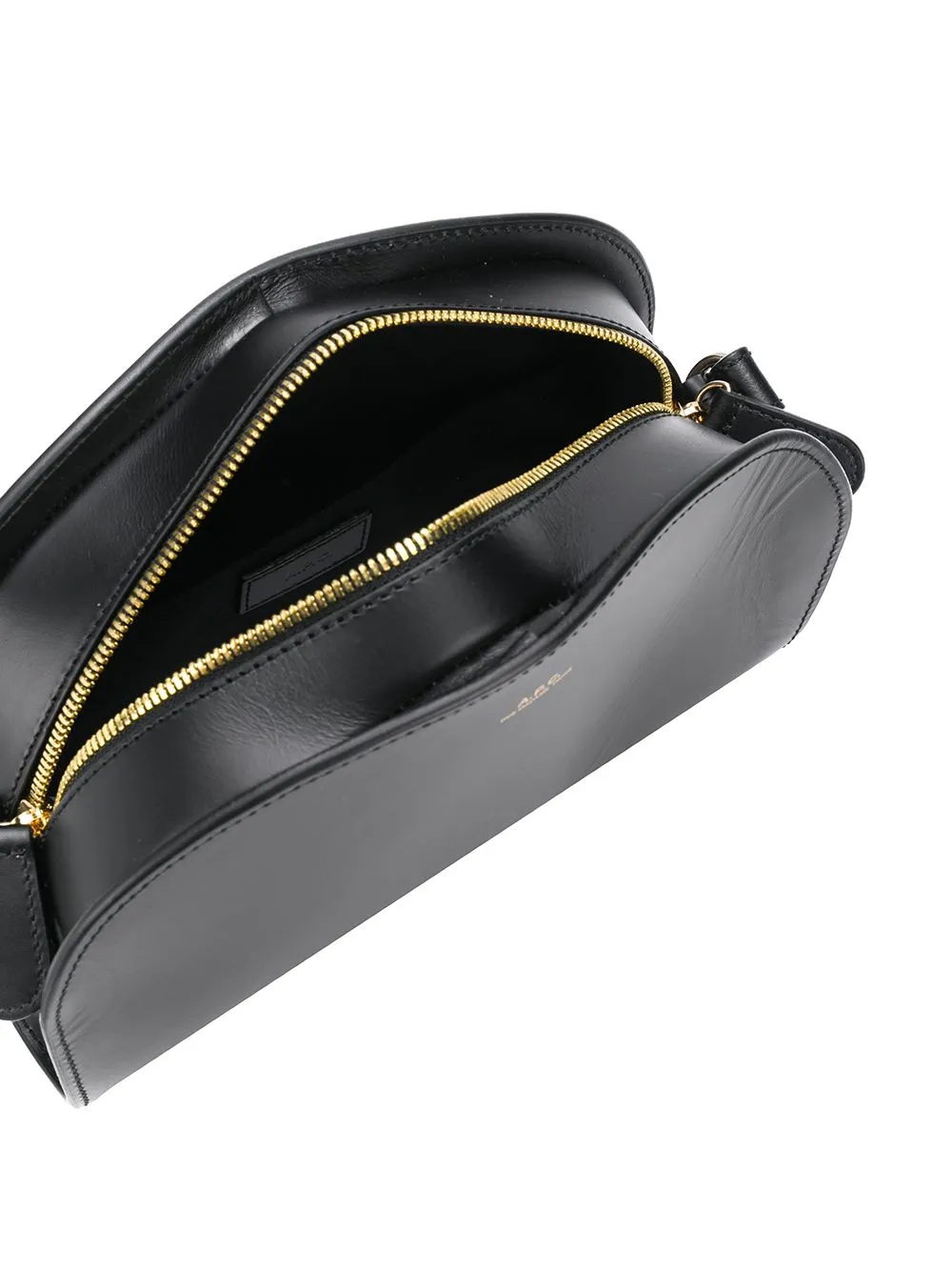 Borsa a tracolla sac demi-lune APC in nero - donna