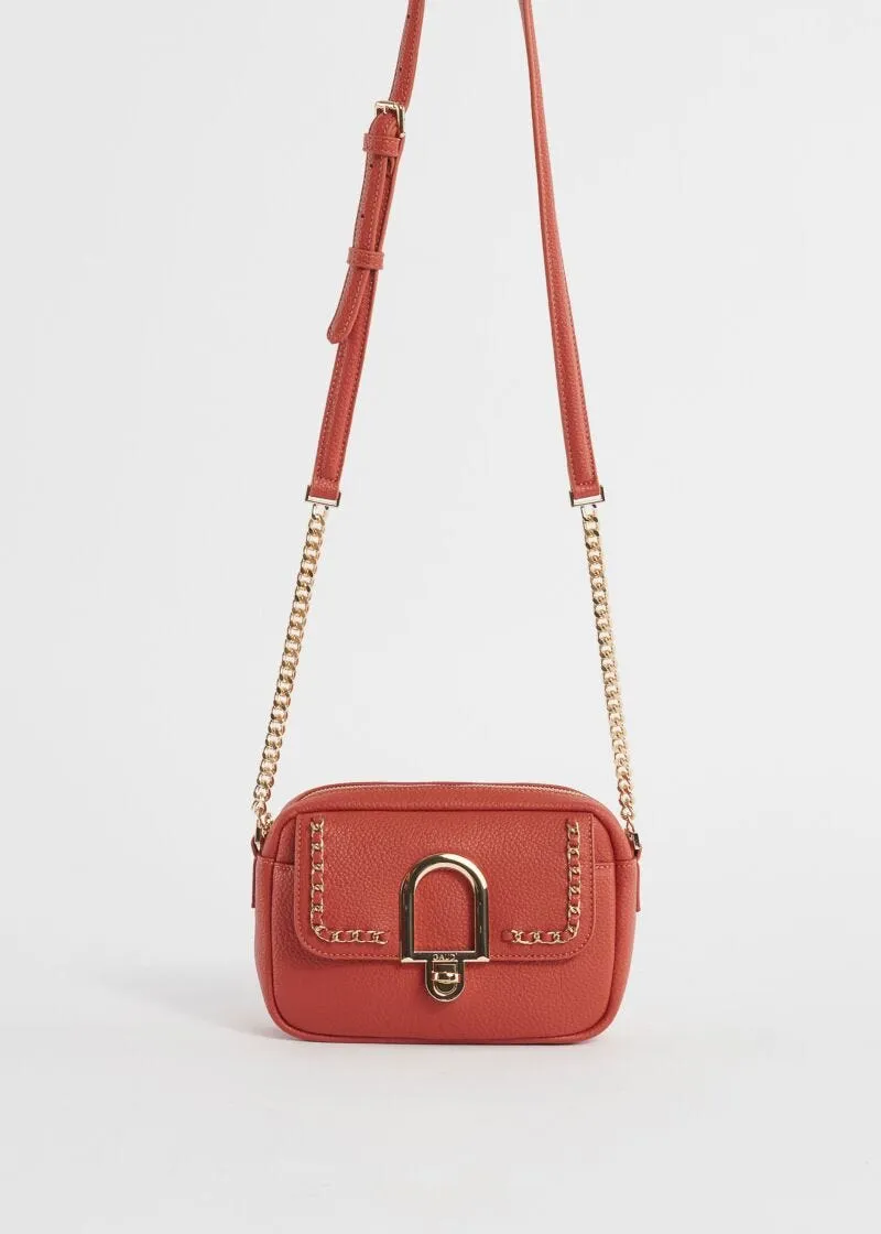 Borsa crossbody con catene