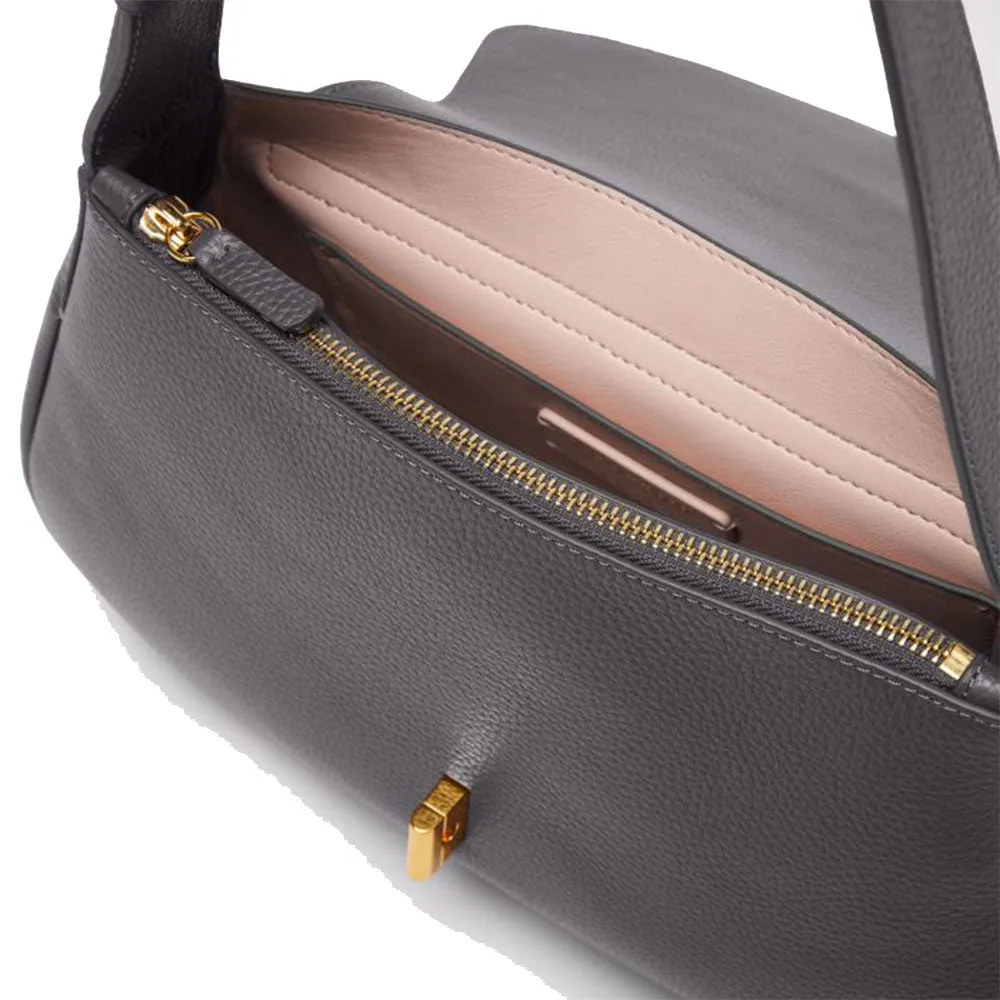 Borsa Donna a Spalla COCCINELLE in Pelle linea Himma colore Ardesia