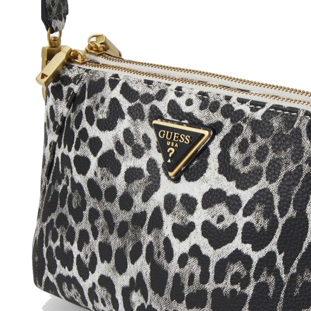 Borsa Donna a Tracolla GUESS Linea Laryn Colore Leopard