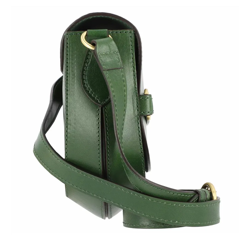 Borsa Donna a Tracolla THE BRIDGE linea Bettina in Pelle Verde Smeraldo
