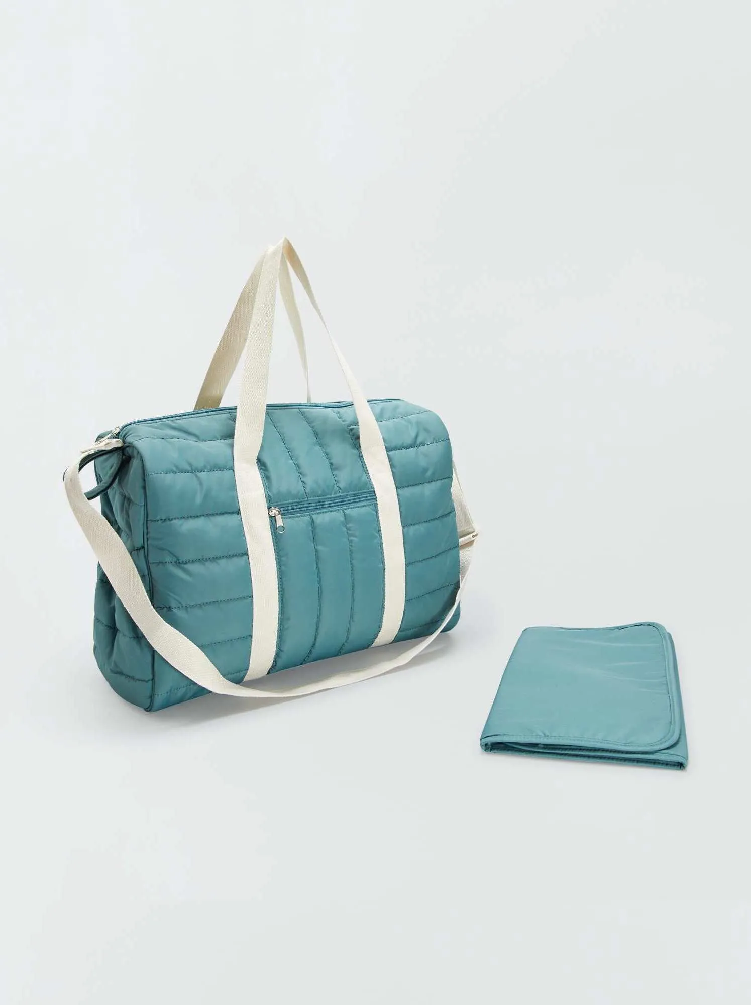 Borsa fasciatoio con tappetino - VERDE
