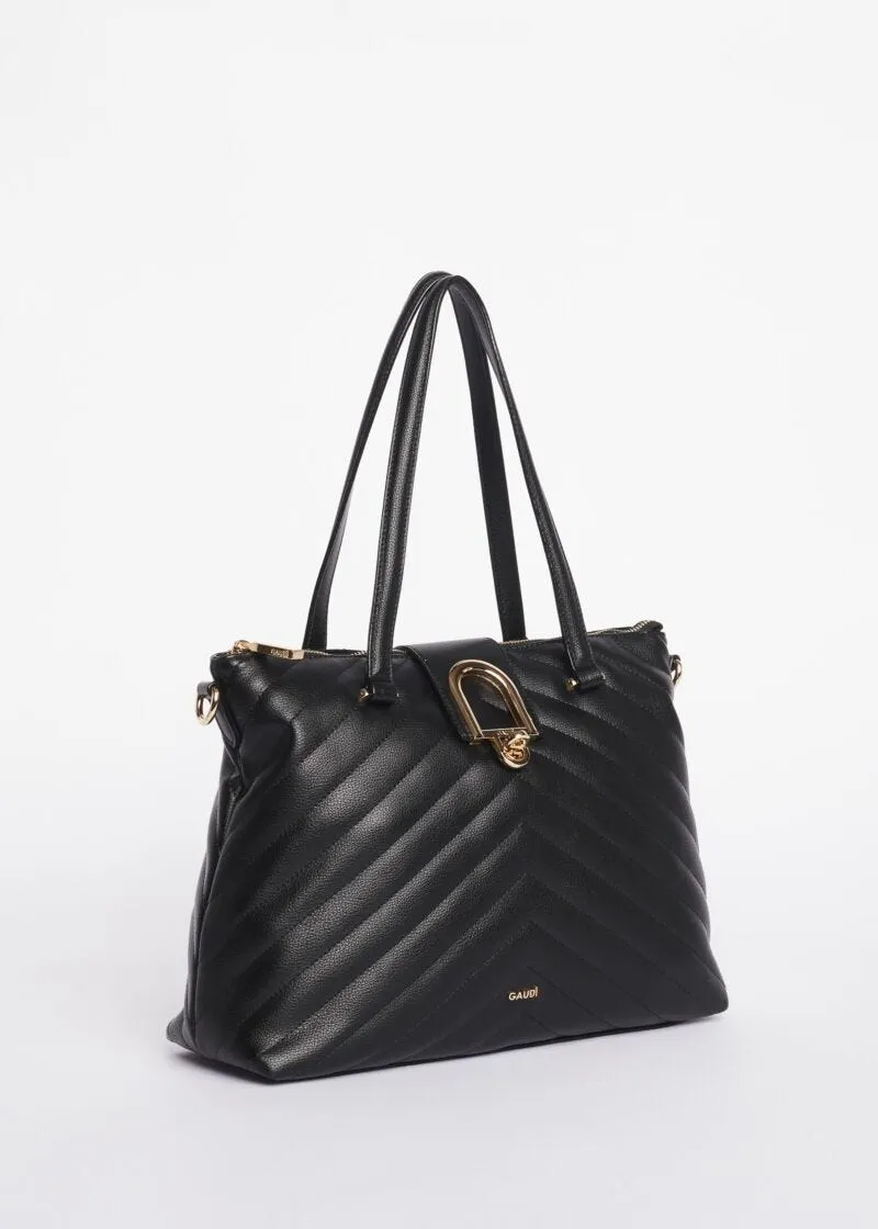 Borsa shopper effetto pelle