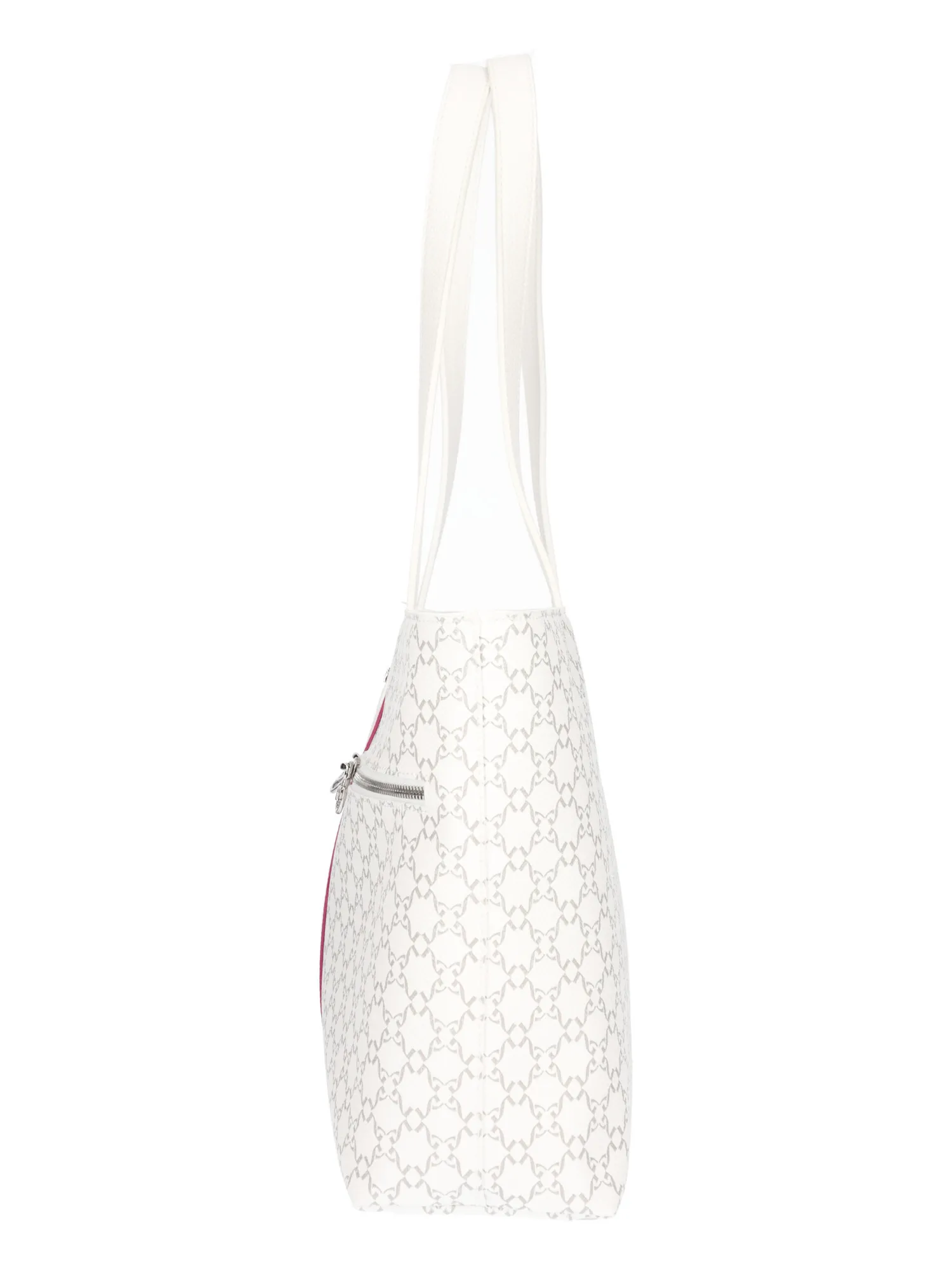 Borsa shopping Nero Giardini da donna bianca